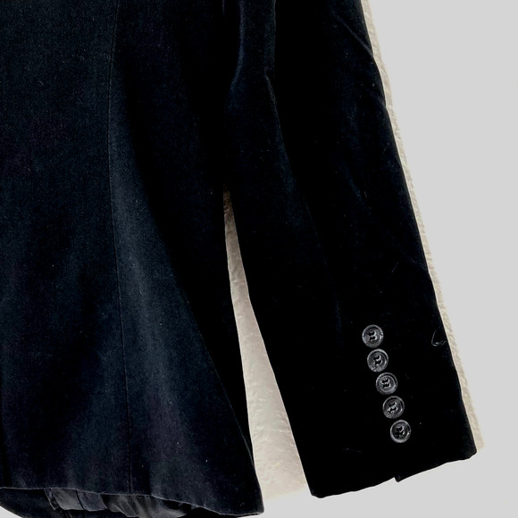 WORTHINGTON Black Button Blazer - Size 2P - Picture 3 of 5